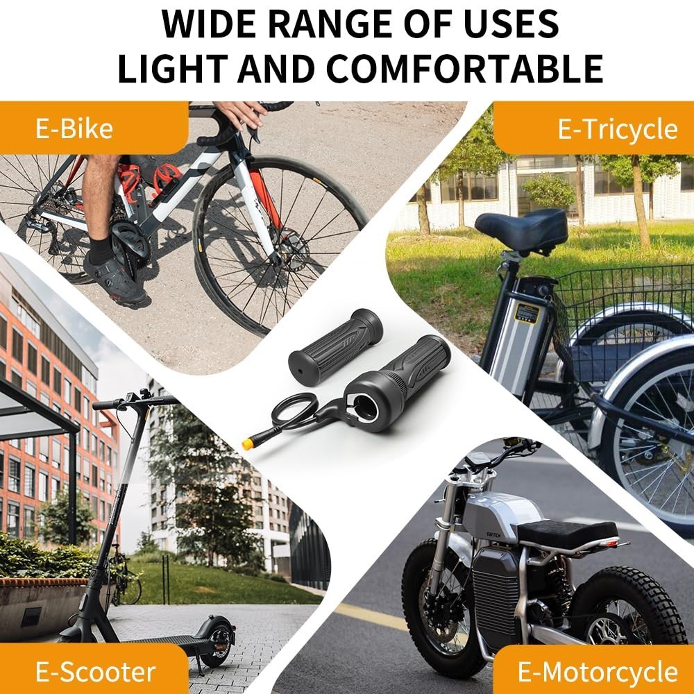 Electric Motorcycle Accelerator Right Hand Full Twist Throttle Ebike Throttle…