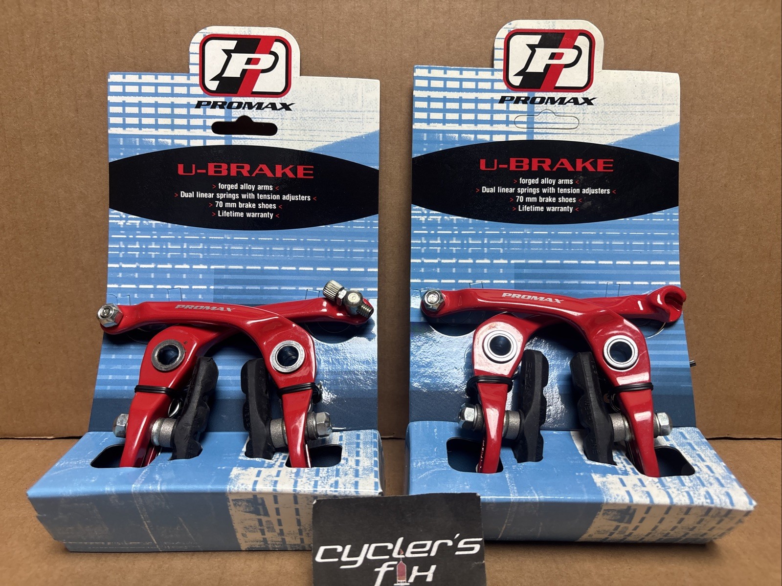 Promax Front & Rear U-Brakes Set Alloy Freestyle Bmx Bike Bicycle Fit Gt Haro SE
