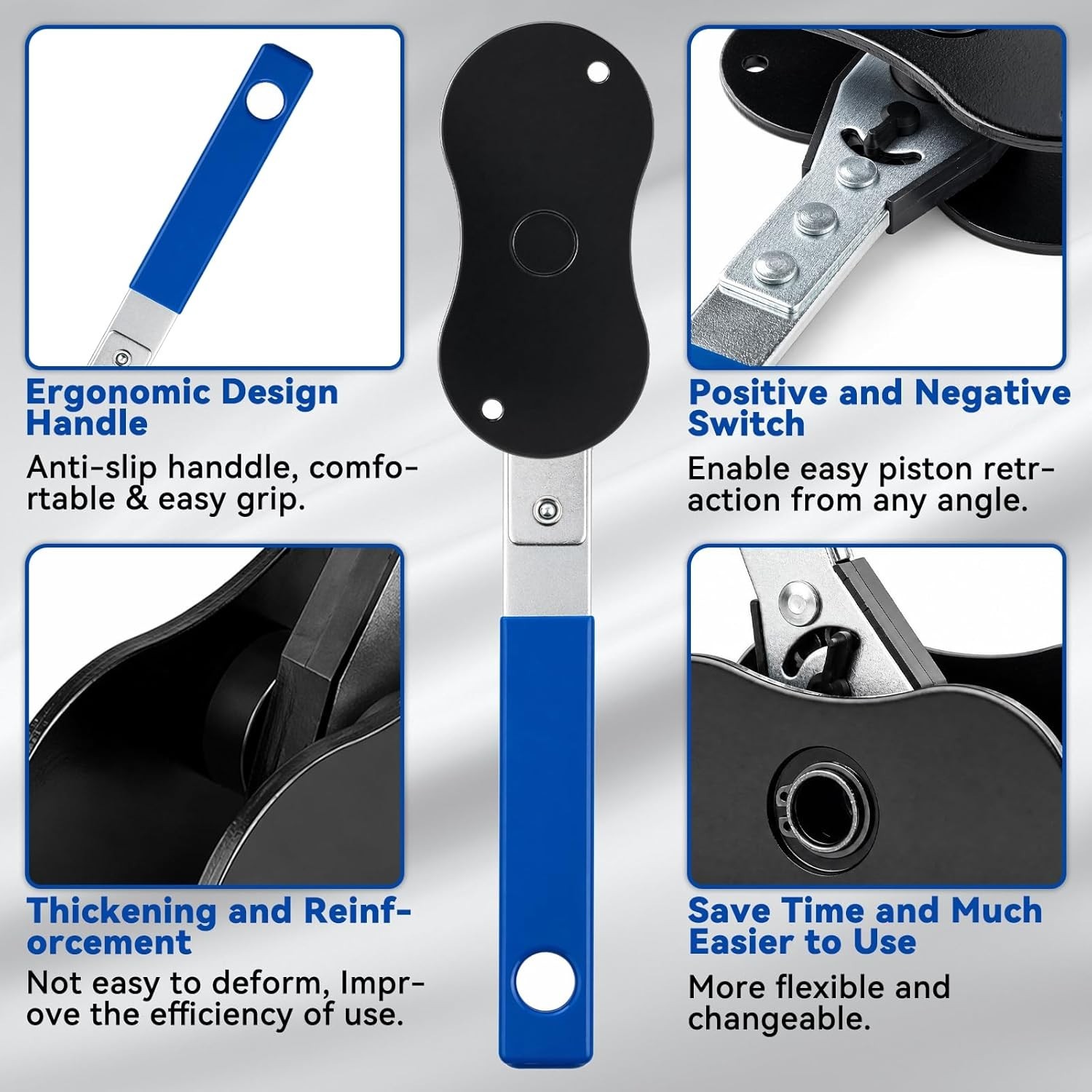 Brake Tool, , Brake Caliper Tool | 2 Heavy Duty Caliper Hooks, 4-in-1 Univers…