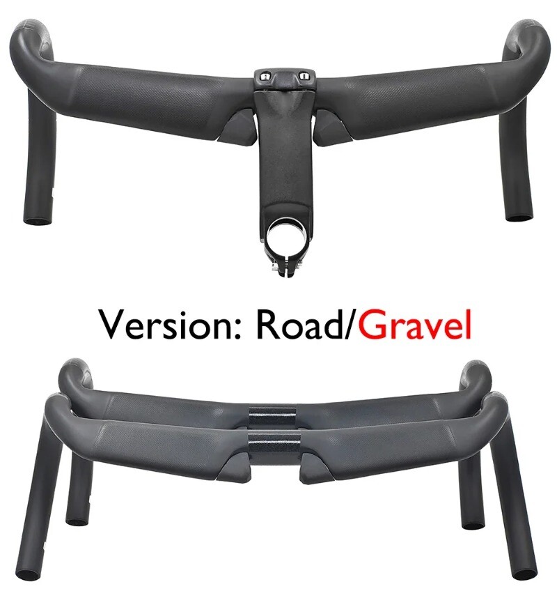 Carbon Fiber Road Handlebar 31.8MM 380/400/420/440MM 16 Degree Cockpit Bike Part