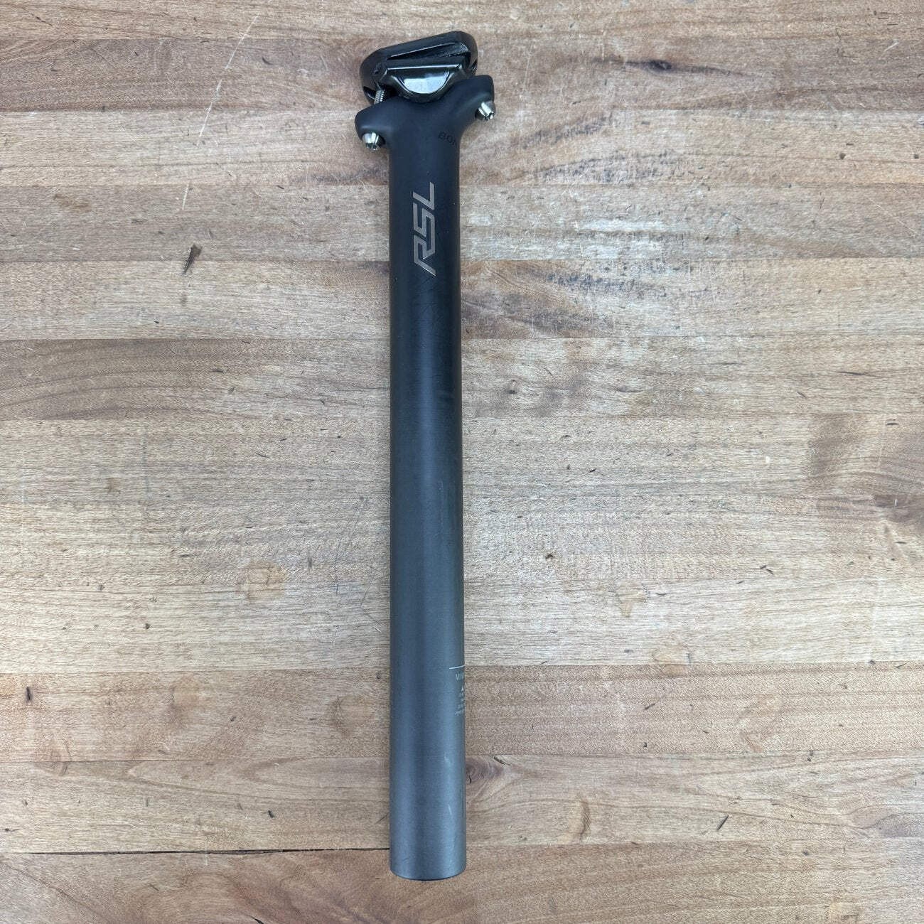 Low Mile! Bontrager RSL Carbon 320mm 31.6mm 0mm Setback Seatpost 154g