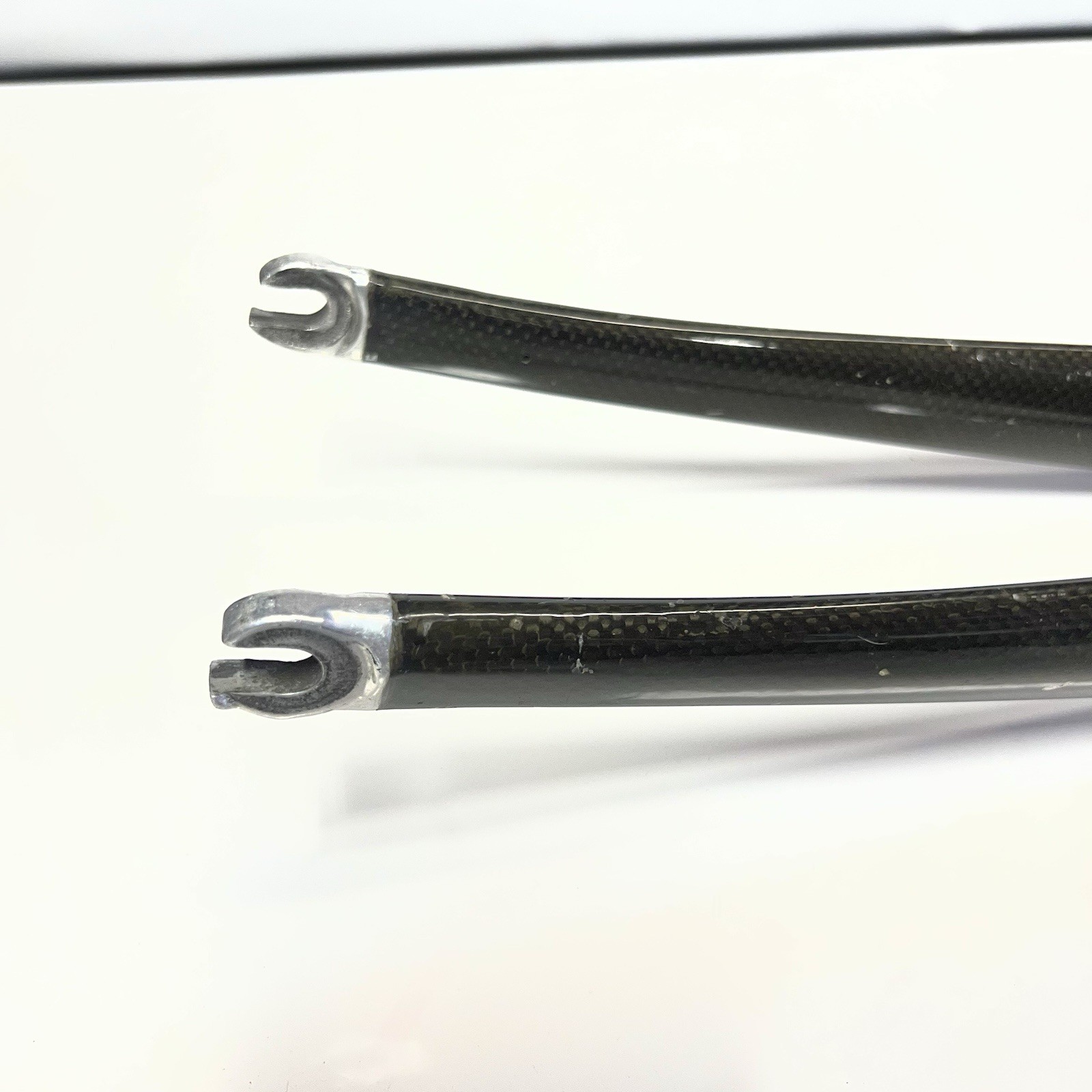 Vintage EASTON EC70 Full Carbon Fiber Fork 1-1/8″ Cut 214mm Steerer QR 100mm Rim
