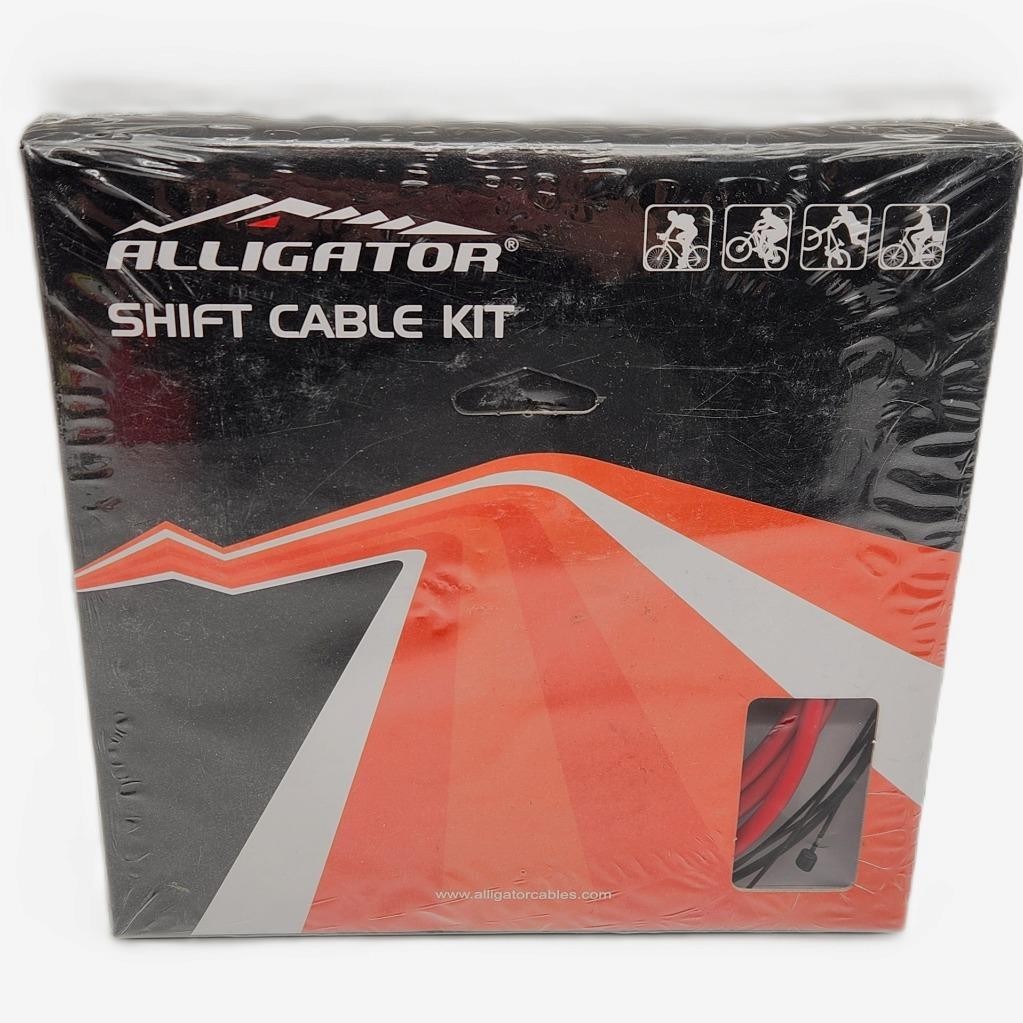 Alligator Super Fortress Red Front/Rear Bike Shift Cable/Housing Shimano/SRAM