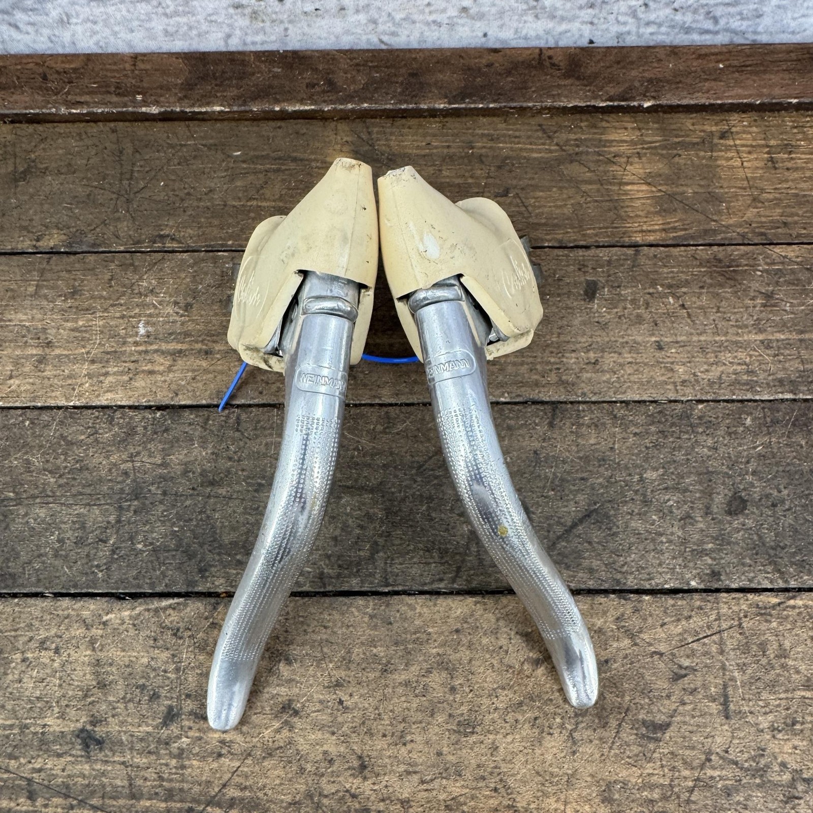 Vintage Weinmann Brake Levers Pair Carlton Hoods Non-Aero Drop Bar Raleigh Road