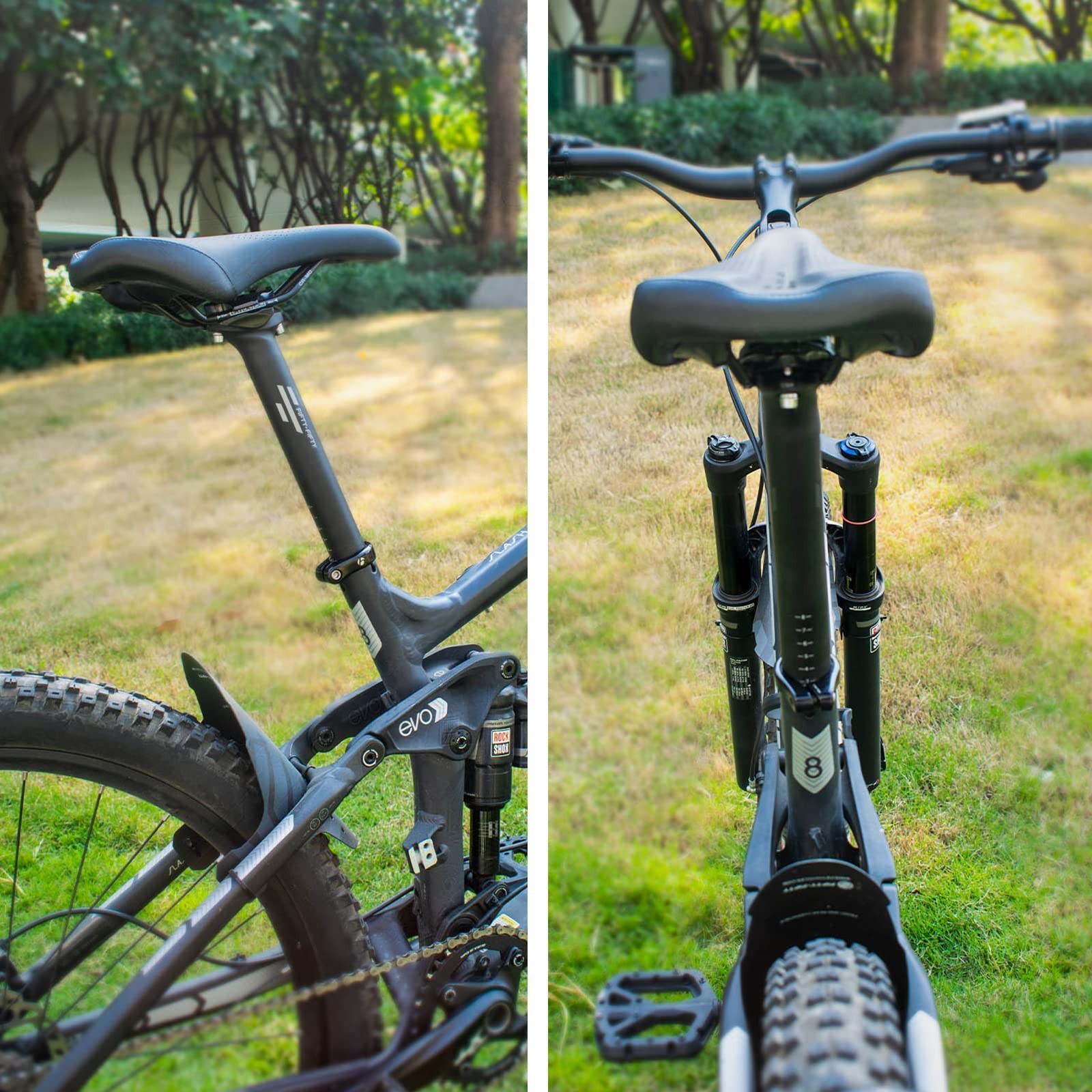 FIFTY-FIFTY Mountain Bike Seat Post, 27.2/30.9/31.6mm Aluminum Alloy Bicycle …
