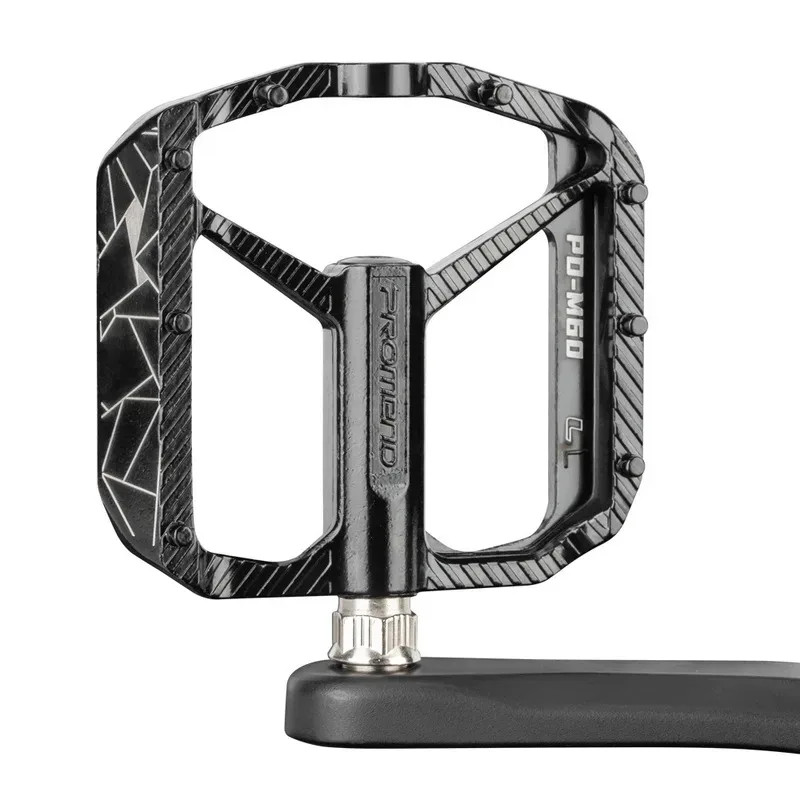 PROMEND MTB Bike Pedals Triple-Bearing Aluminum Alloy Anti-Slip Pedals