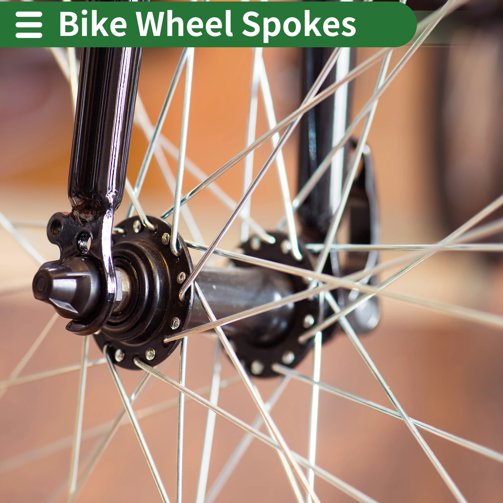 36PCS Bike Spokes 14G Carbon Steel 125-209MM MTB Road Bicycle Wheel Set