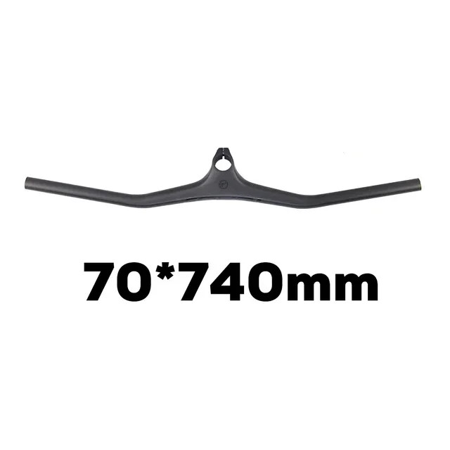 Mtb Handlebars And Stem 28.6mm -10Degree Carbon Integrated Handlebar 720-760mm