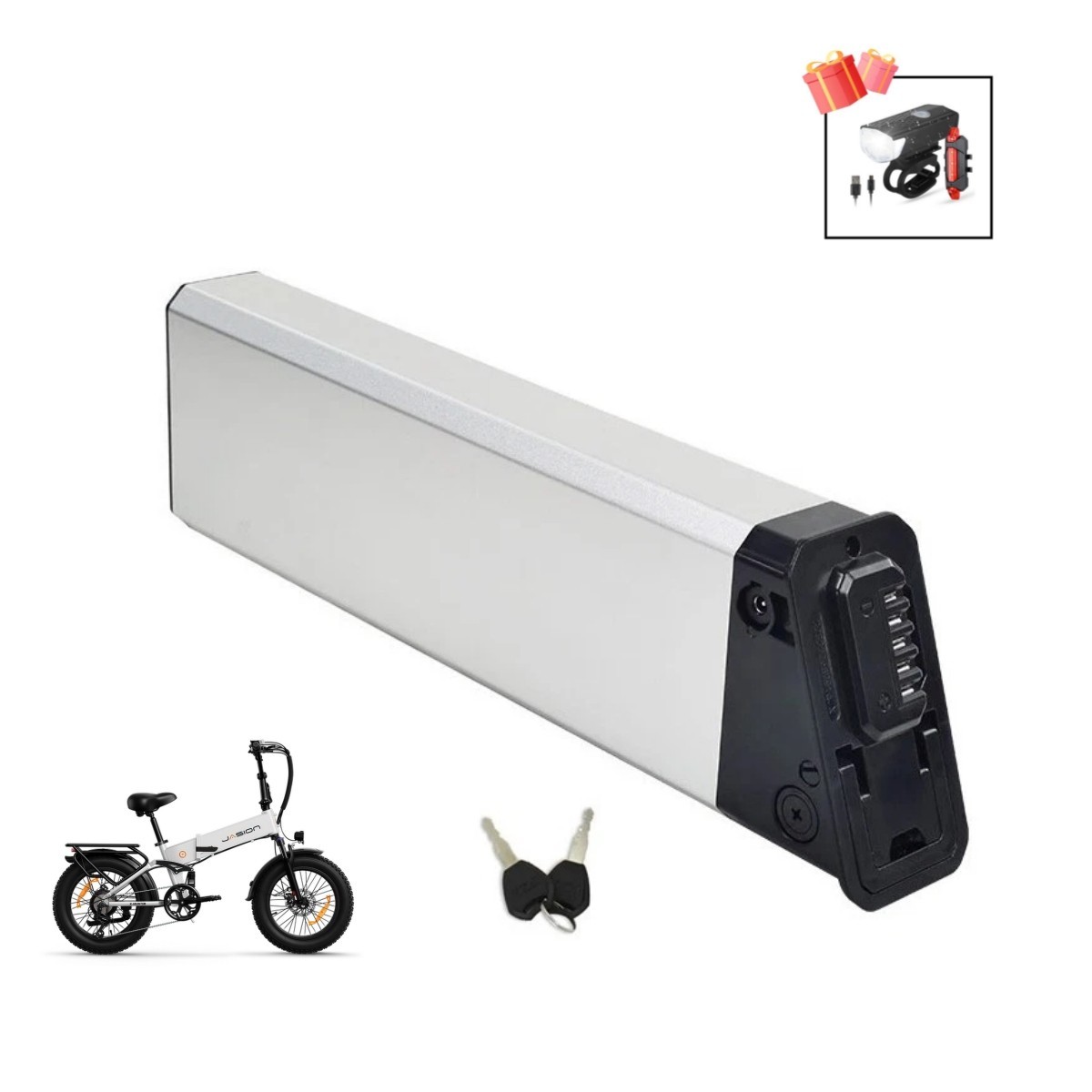 48V 14ah Li ion Batteries Pack for Jasion X Hunter Pro Folding Electric Bicycle