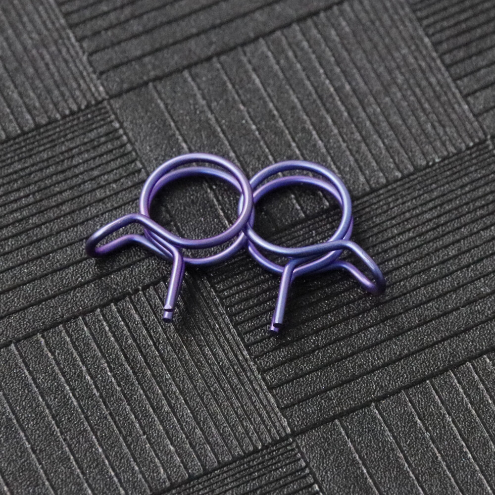 9.8mm Hose Clips Spring Fuel Clamps | Titanium alloy clamp motorcycle Fastener