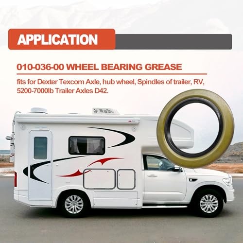 Stymart 2.25″ ID x 3.376″ OD Double Lip Grease Seal, Hub Wheel Grease Seal,