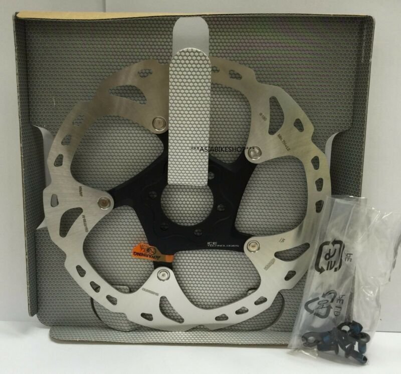 SHIMANO DEORE XT SM-RT86 6-BOTL DISC BRAKE ROTOR ICE TECH 203/180/160mm NEW