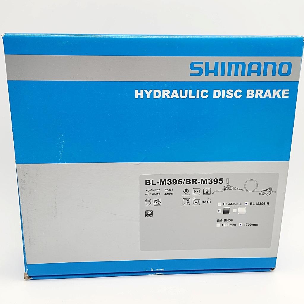 Shimano BL-M396/BR-M395 Disc Brake and Lever Hydraulic, 1700mm, Rear, Post Mount