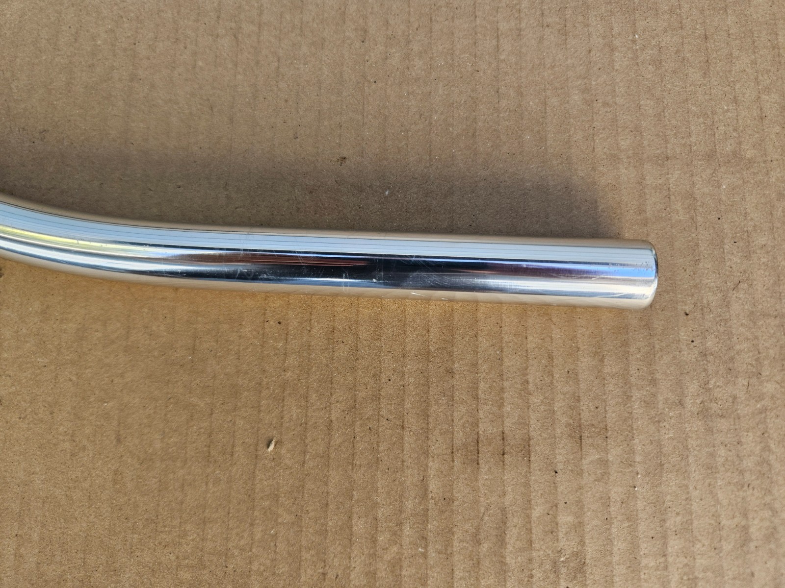 YC-A270 Aluminum Curved Hybrid Cruiser Bike Flat Bars 58cm x 25.4mm Silver