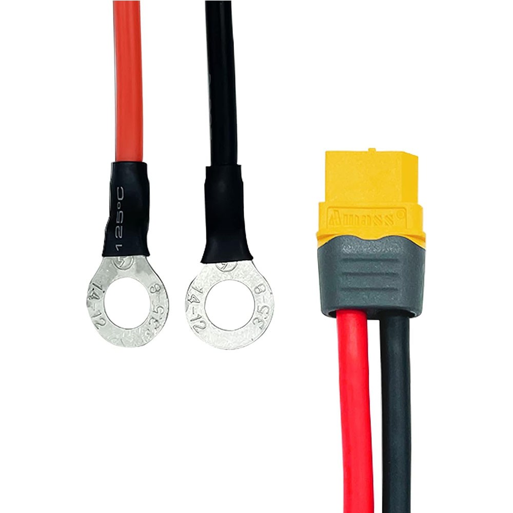 XT60 to O Ring Terminal Cable Female to O Ring Connector Cable with 12AWG