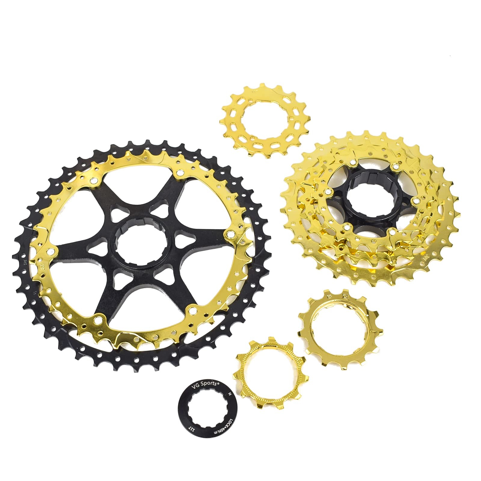 VG SPORTS 8/9/10/11/12 Speed Ultra-Light Bike Cassette for Mountain Bike 11-40T/