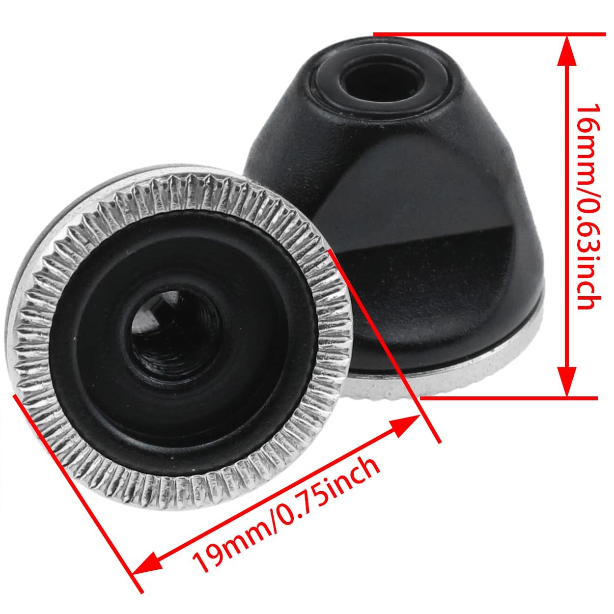 Bicycle Quick Remove Nut M5 Antiskid Screw Wheel Hub Skewer Fastener Bolt