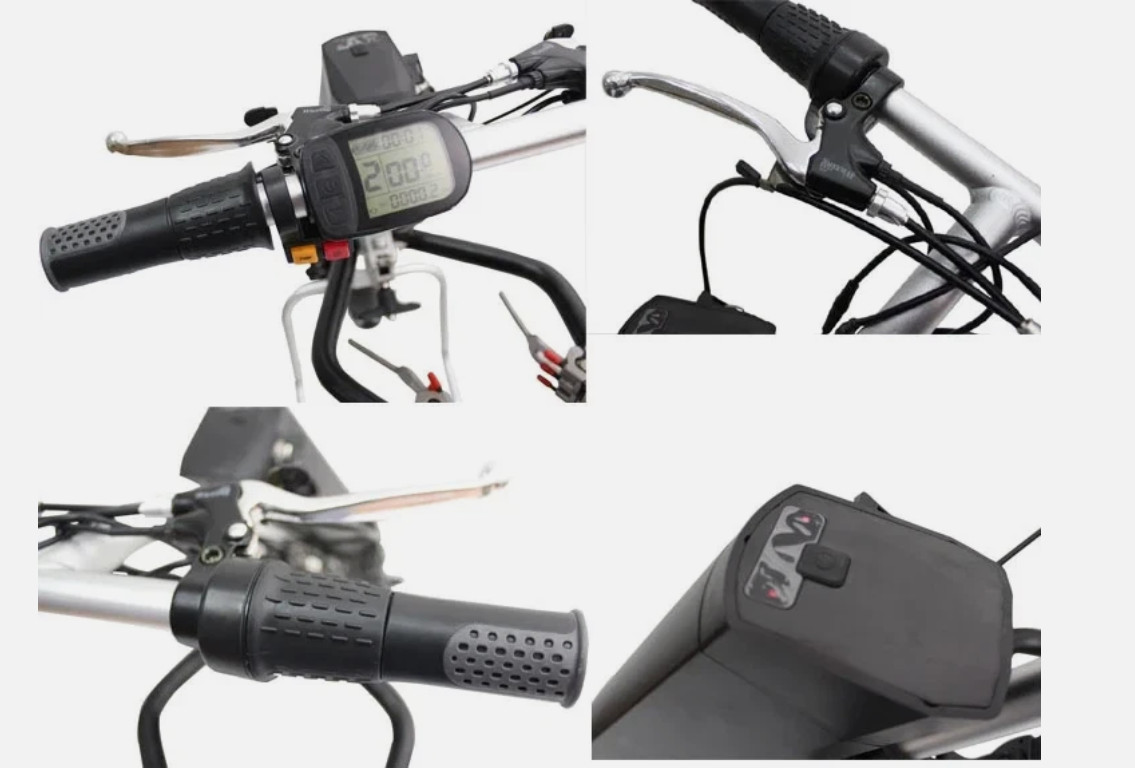 12 Inch Wheelchair Handcycle Attachment Electric Tractor 250/350/500W 8AH-17.5AH