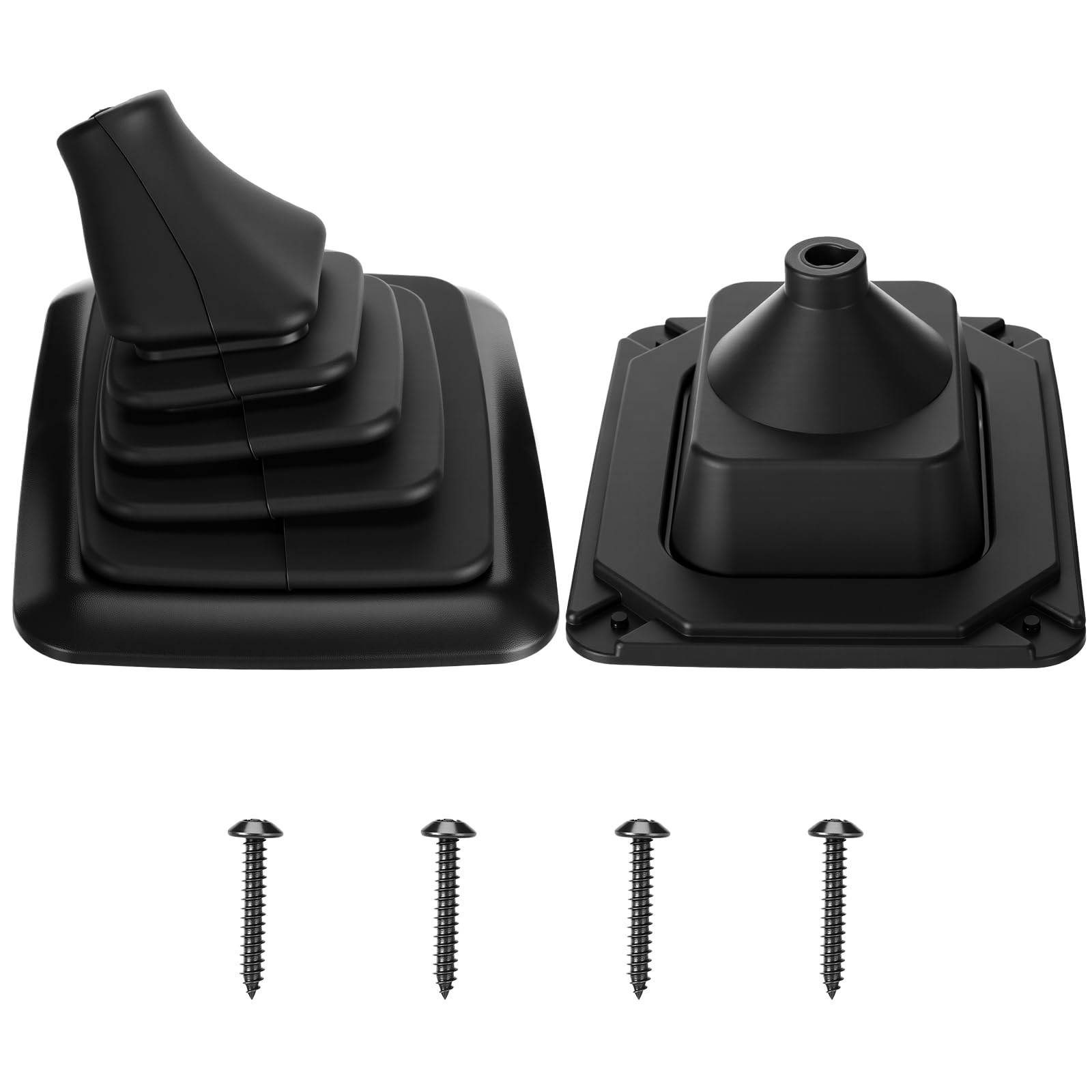 Outus Manual Shifter Rubber Boot Cover Compatible with 1990-1997 F150 Black