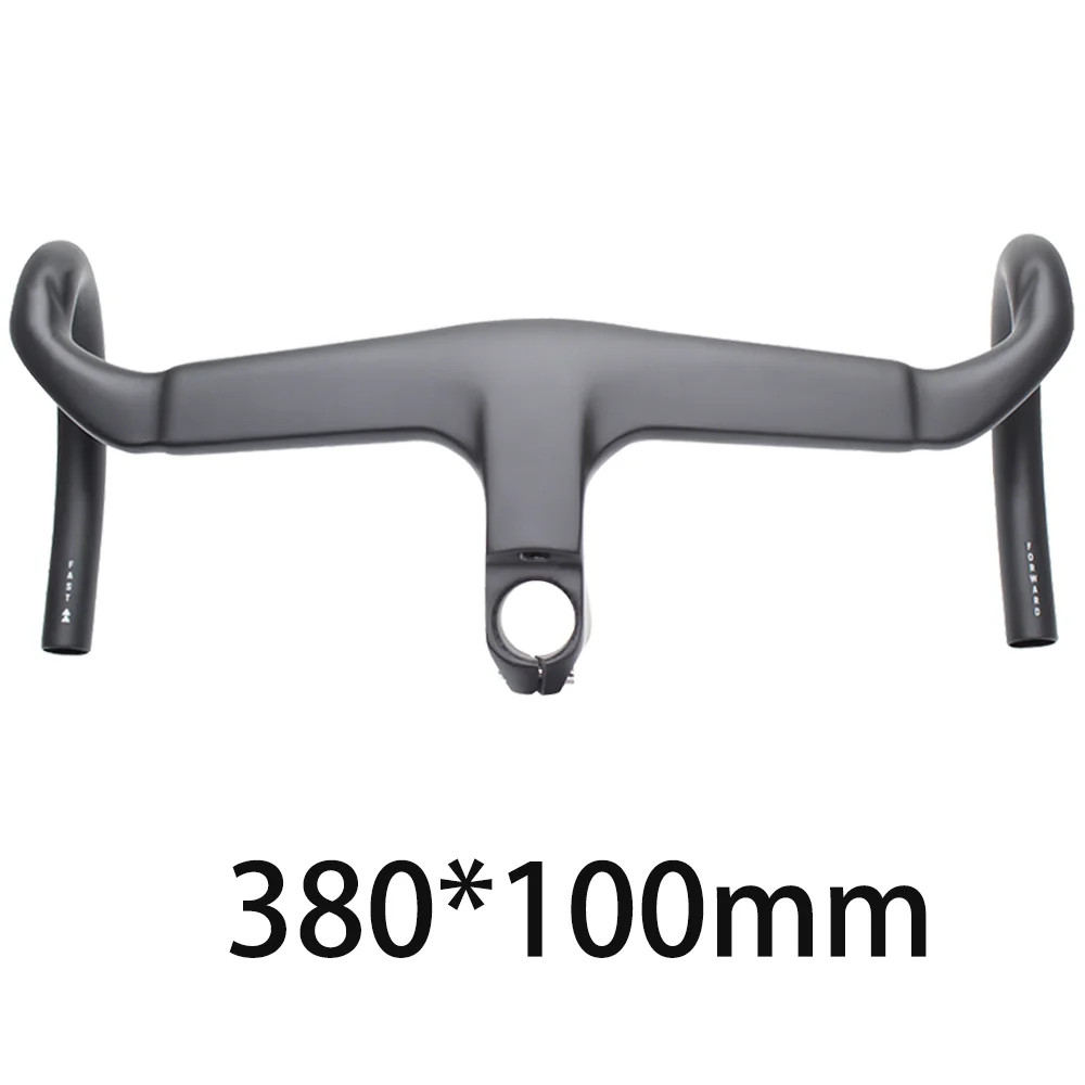 Road Bike Full Carbon Handlebar Internal Cable Routing with Spacers Bent Bar