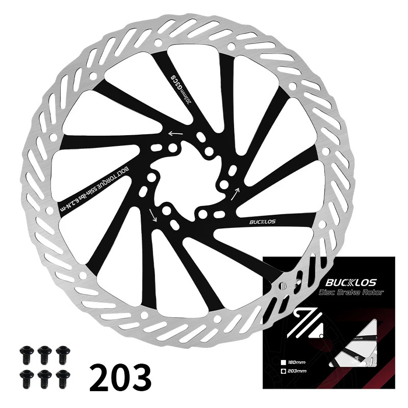 Bike Disc Brake Rotor 140Mm 160Mm 180Mm 203Mm Bicycle Hydraulic Brakes Rotor Hea