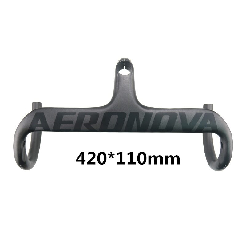 400/420/440mm Bicycle Integrated Handlebar Carbon Fiber Road Bike Drop Bar