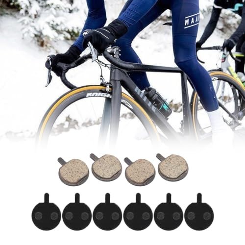 Bike Brake Pads, Semi Metal Resin Disc Pads, 5Pairs | Semi Metal Resin Disc Brak