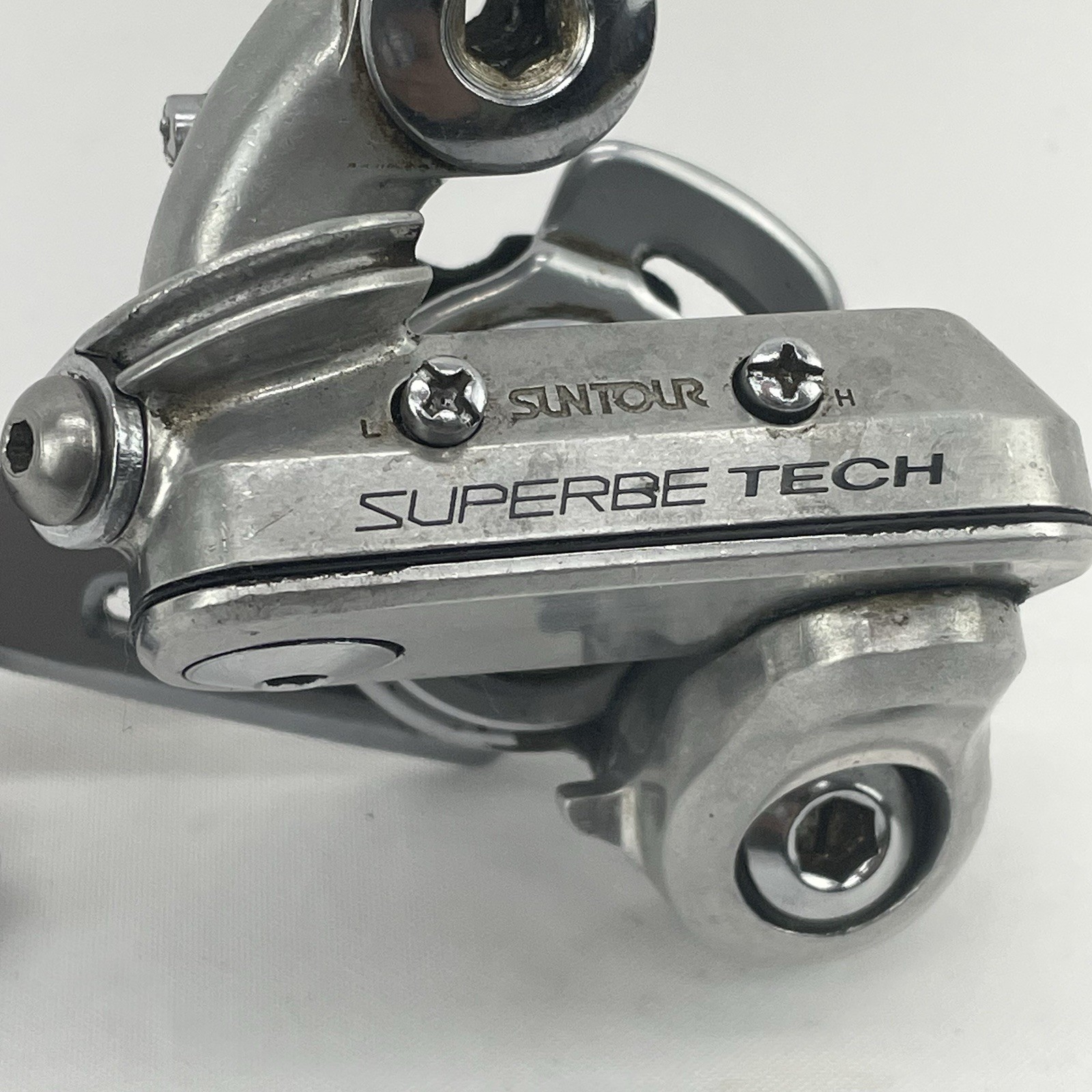 SunTour Superbe Tech L Rear Derailleur Long Cage Touring Vintage