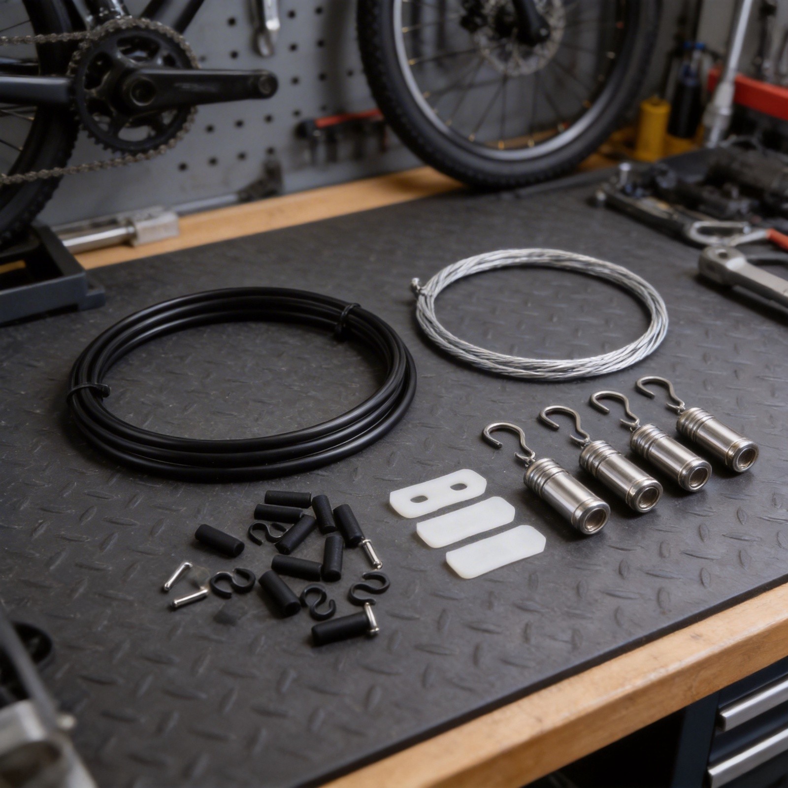High Carbon Steel Bicycle Gear Shifting Cable Set for Sram Compatible Bikes