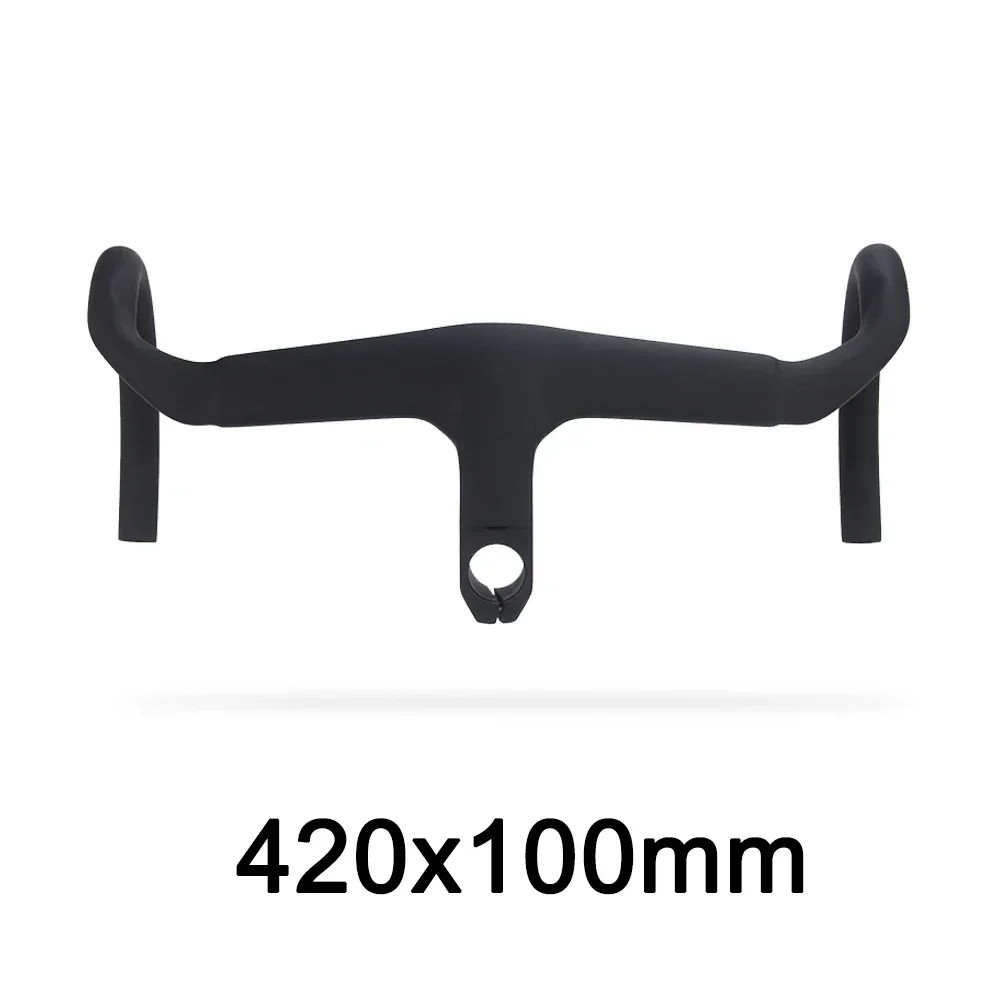 80-110mm Width Road Bicycle Carbon Handlebar Matte Internal Cable Di2 Drop Bar