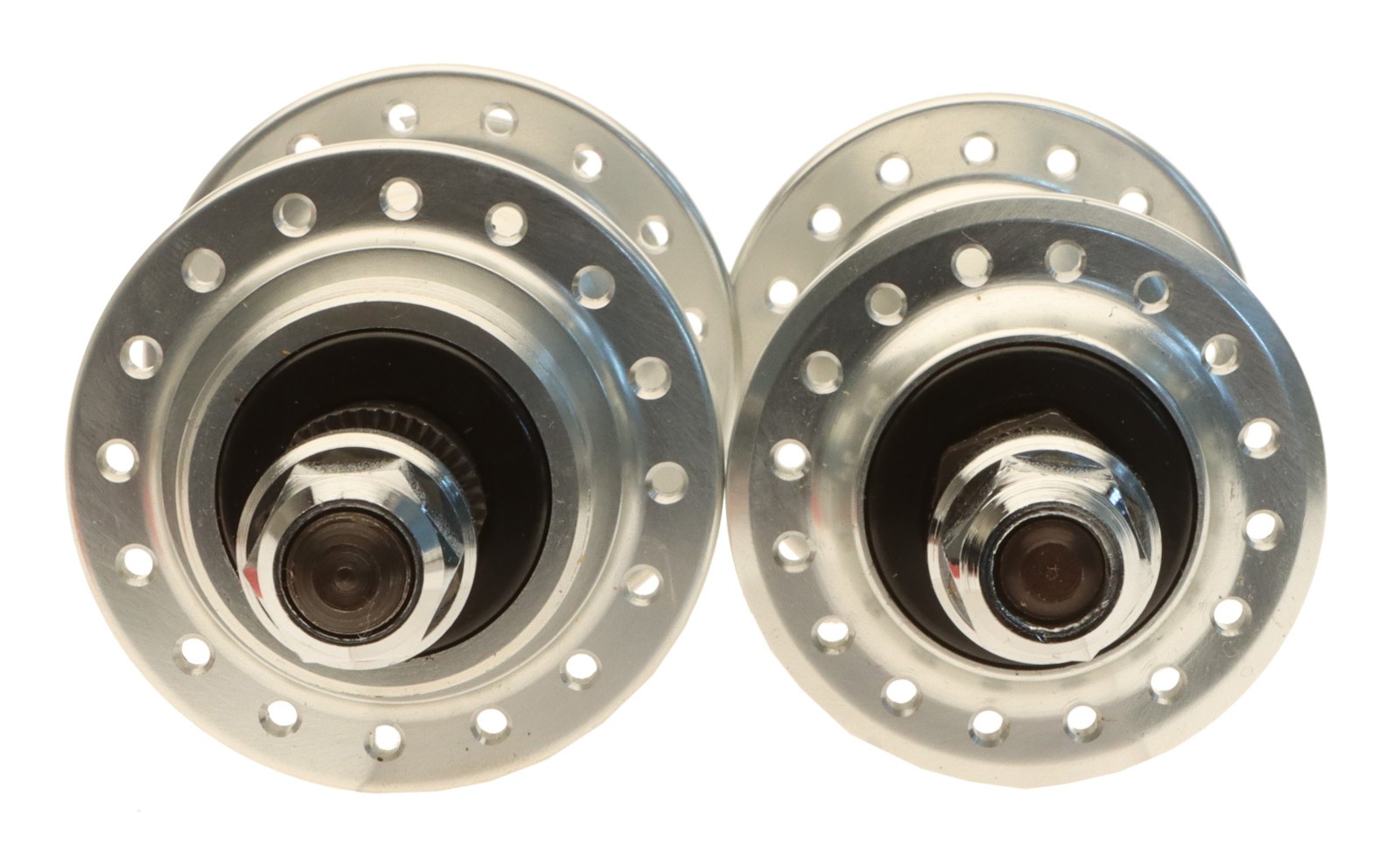 Miche Primato Pista Fixed/Free Gear 32H Low Flange Track Hub Set Silver New