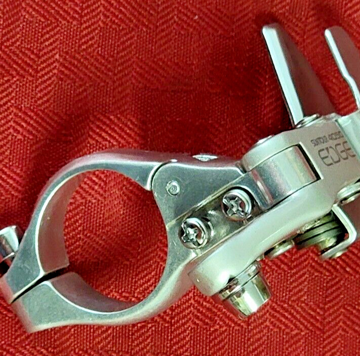 Suntour Edge 4050 Front Derailleur Clamp On 28.6 Bottom Pull, Double Vintage