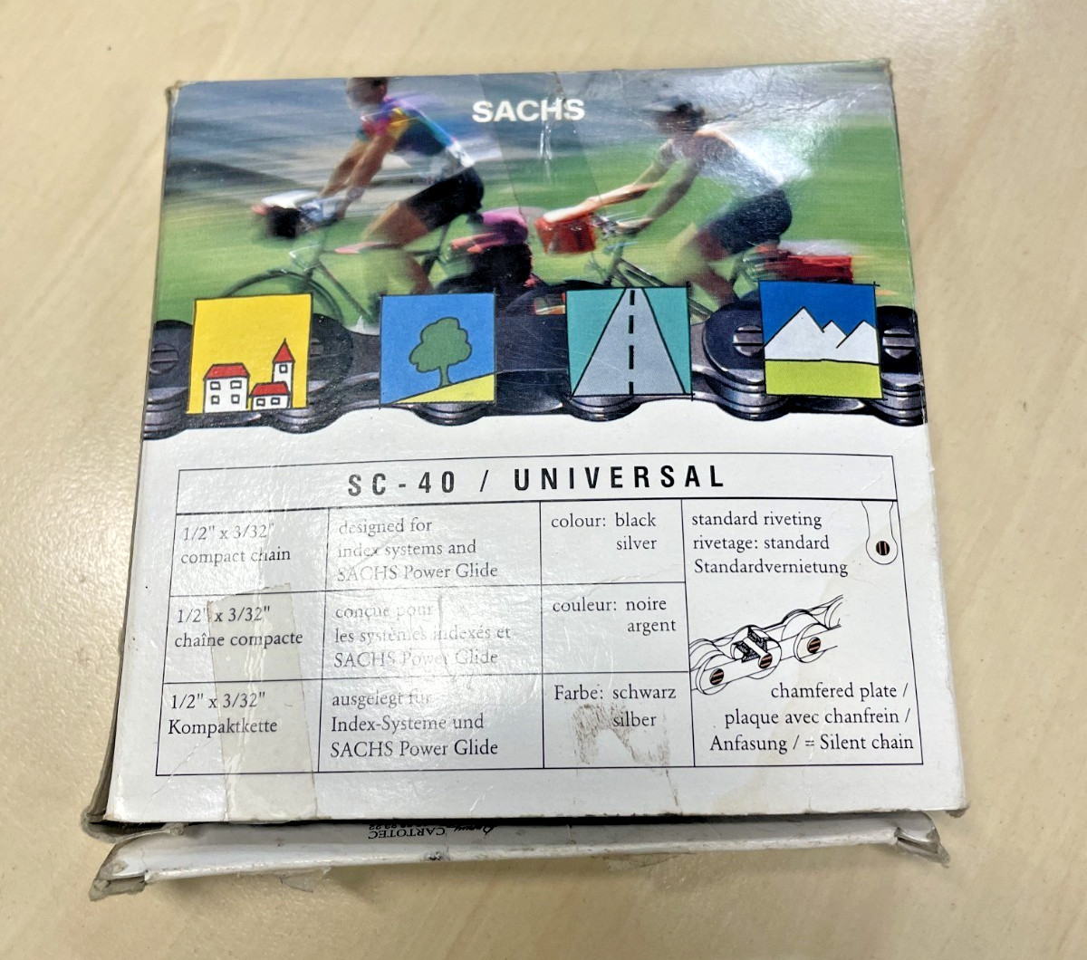 NEW OLD STOCK – Sachs SC-40 Power Glide Universal 6/7/8 1/2″ x 3/32″ Speed Chain