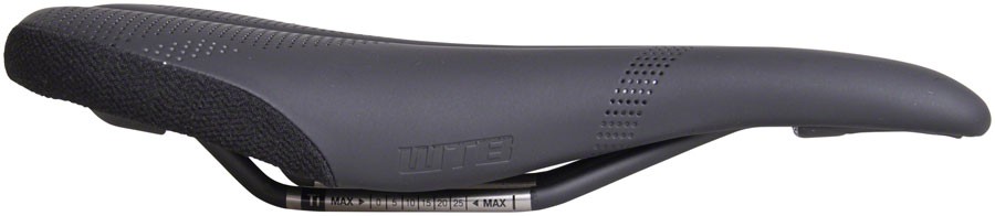 WTB Silverado Saddle – Black 280mm Width Titanium Rails Microfiber Cover