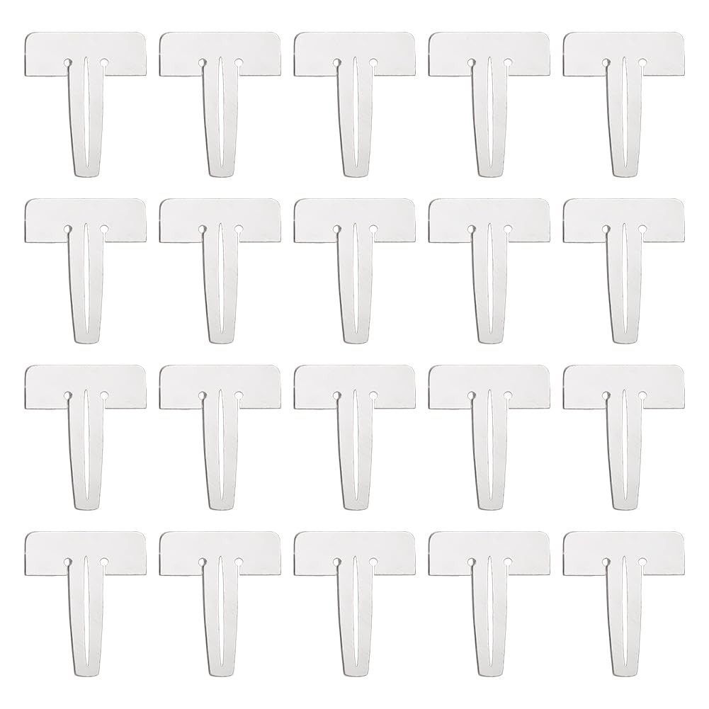 BENECREAT 20 PCS Stainless Steel Honeycomb Pin, Pin 1.4×1.7 inches