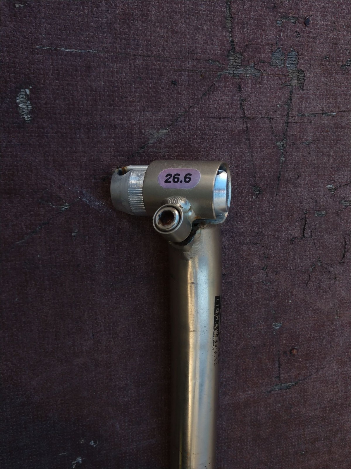 Zoom Lightweight Seatpost 26.6mm 300mm Steel Thin Like XTR