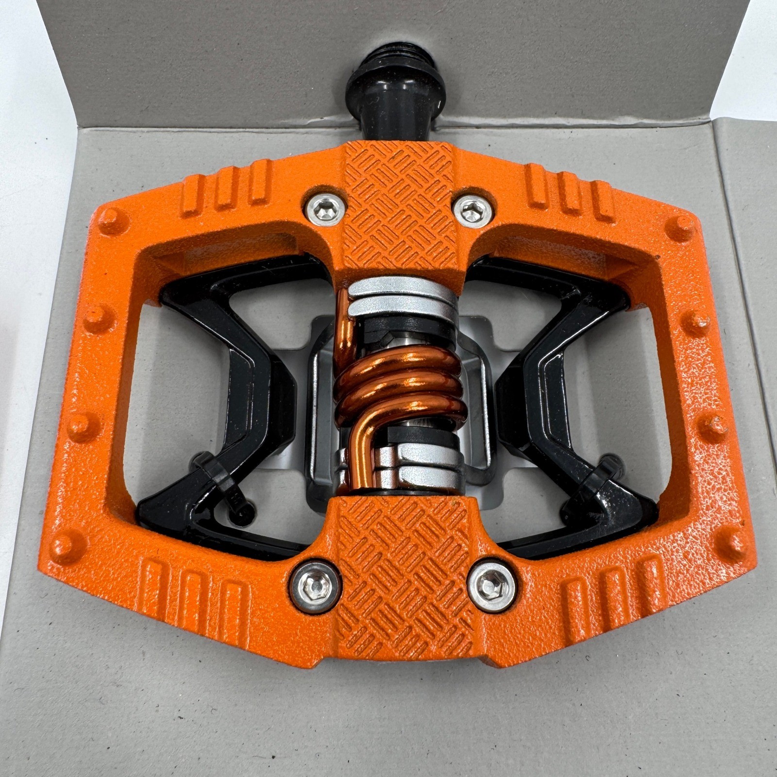 Crankbrothers Mallet 2 Pedals Unisex OS Orange Black Clipless MTB Platform