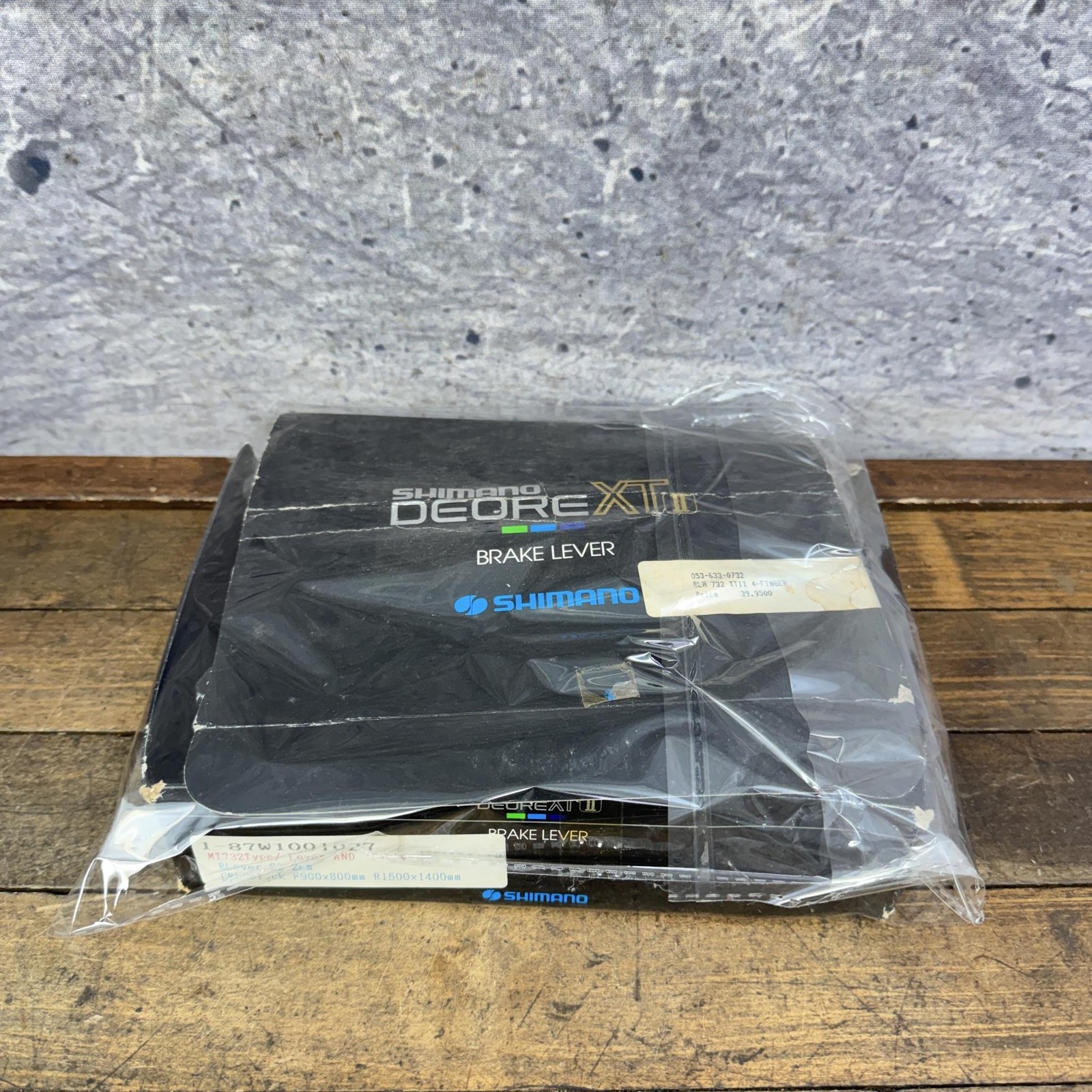 Vintage Shimano Deore XT BL-M732 Brake Lever Set NOS 90s MTB Cables 22.2mm Japan