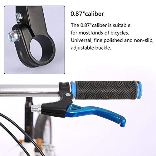 DISIWENE 1 Pair Bicycle Brake Lever, V-Brake Handlebar Aluminium Alloy Blue