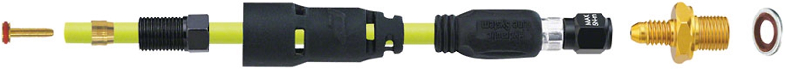 Jagwire Pro Disc Brake Hydraulic Hose Quick-Fit Adaptor for Tektro Auriga Comp,