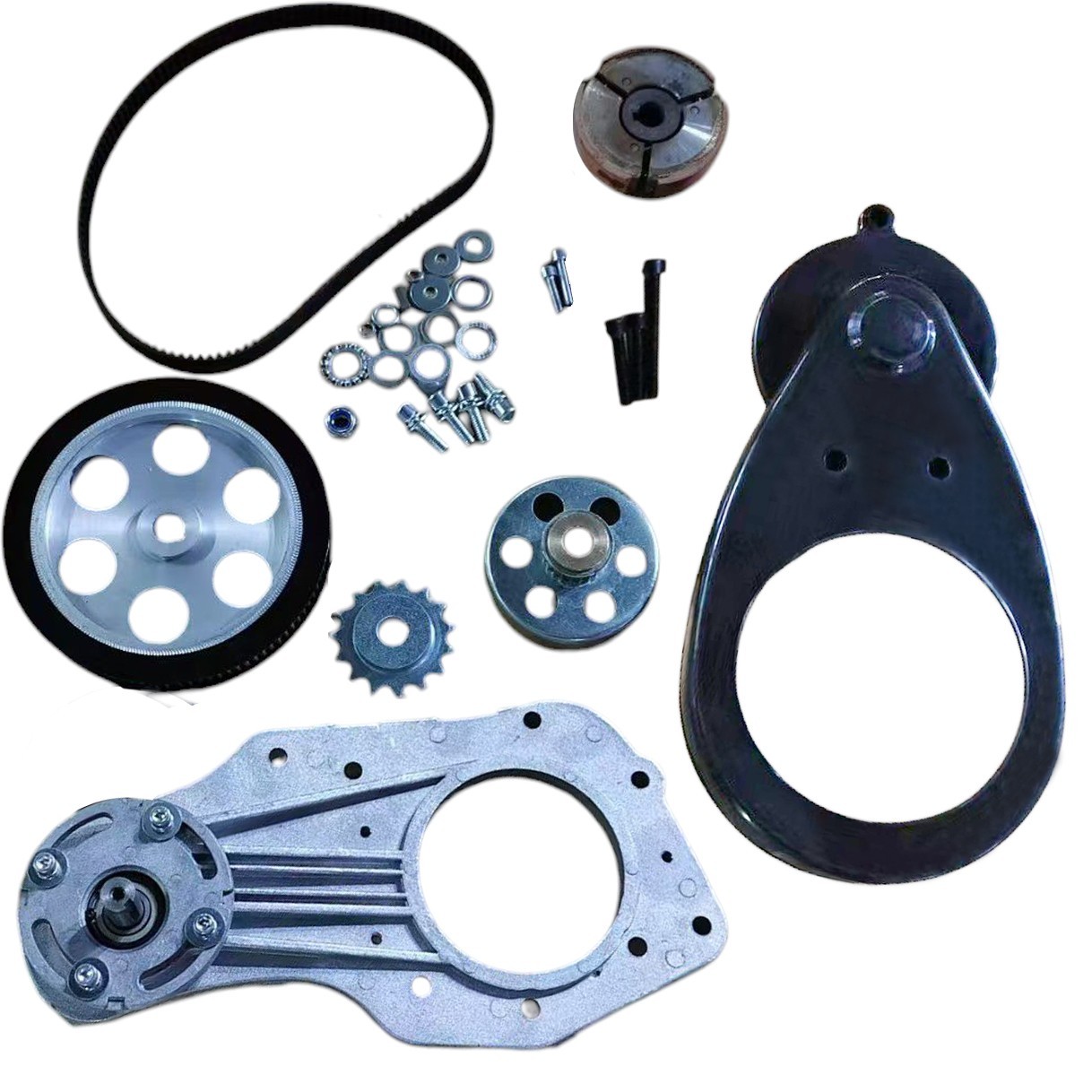 Bike Engine Belt Type Flywheel Shaft Gear Set 5/8″ Bore Core for 4 Stroke Engine