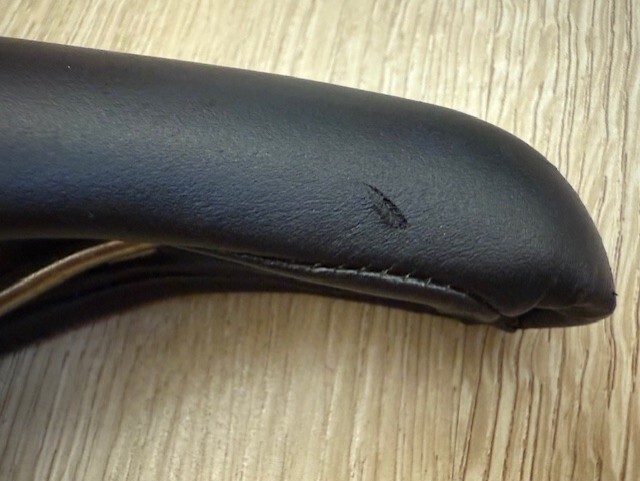 NOS Old School BMX Padded Saddle Taiwan Made Black Color without seat gut