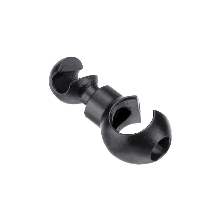 Jagwire Rotating Hook Eshift/Brake Black 4Pc