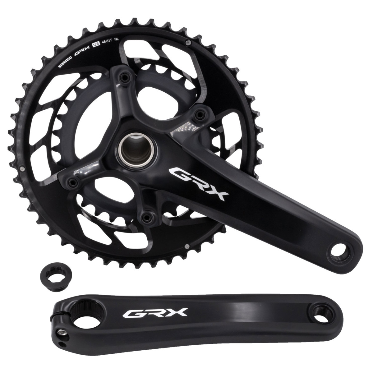 Shimano GRX 820 12 Speed Double Crankset FC-RX820 48-31 172.5mm