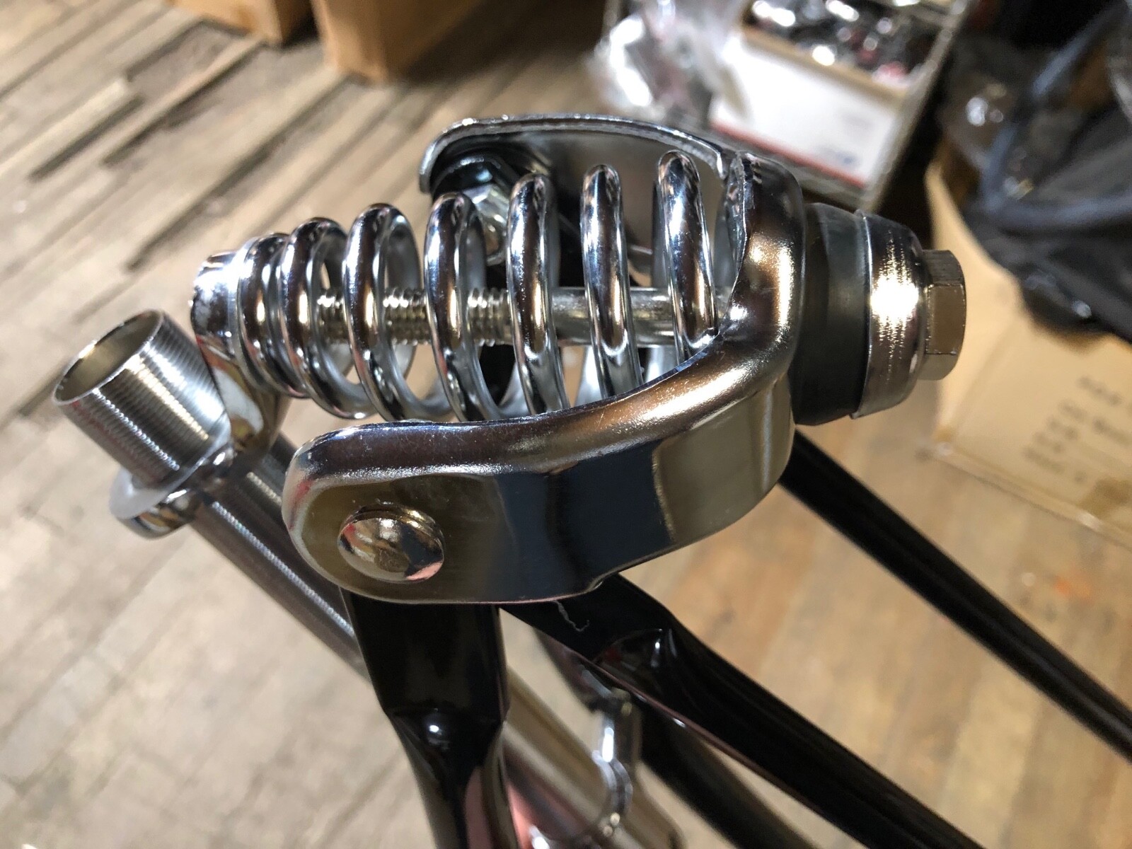 Springer Fork BICYCLE Schwinn BLACK & CHROME EXCELLENT bike fork for 26″ bikes