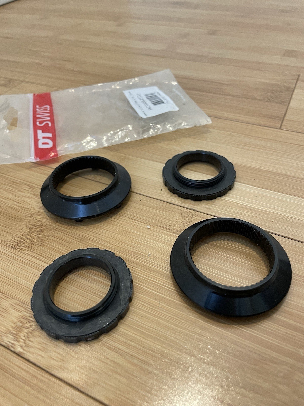 DT Swiss Center Lock Disc Brake Rotor Adapters IS 6 Bolt 15MM Hub HWZXXX00S2335S