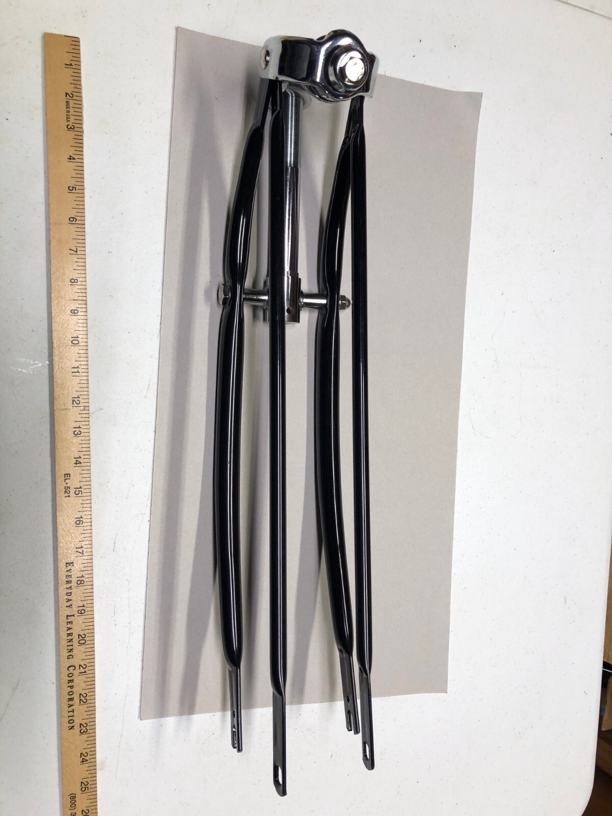Springer Fork BICYCLE Schwinn BLACK & CHROME EXCELLENT bike fork for 26″ bikes