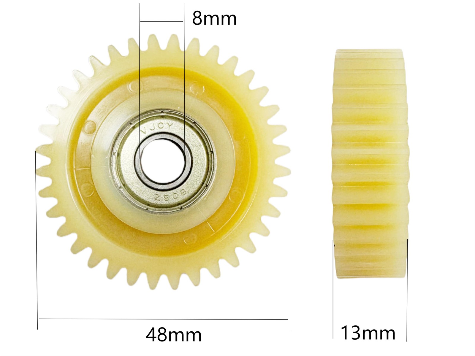 36T Nylon Planetary Gear Clutch Kit – Left Cable Exit for 500W-1000W E-Bike H…