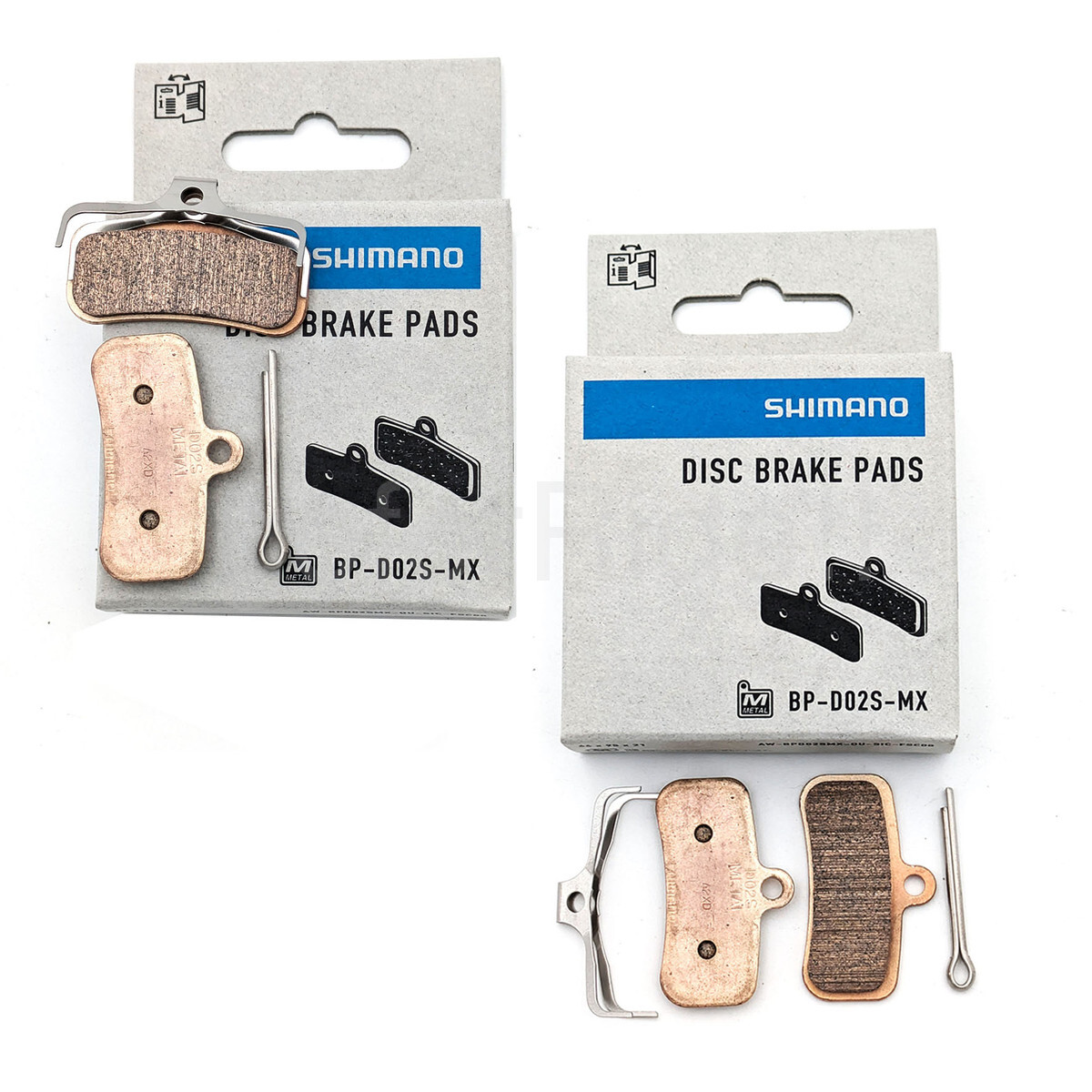 Shimano M810 Metal Brake Pads for XT M820, M810, DEORE M6100, M5100, 2 Pairs