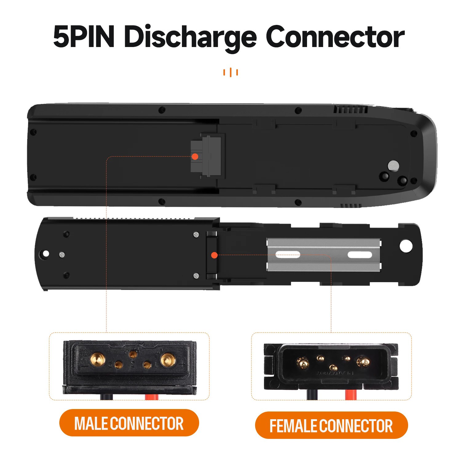 Ebike Hailong Battery Power Discharge Connector 4/5/6Pin Male&Female XT60 Cable